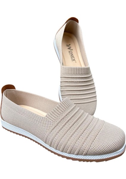 Bej Kumaş Kadın Günlük Ayakkabı fiyatları