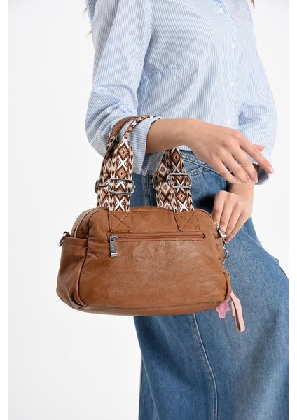 Y.s.deri Kadın Omuz Çantası 33*25 cm Vegan Deri Kol Çantası Işıklı Aksesuar Çapraz Askılı Postacı fırsatları