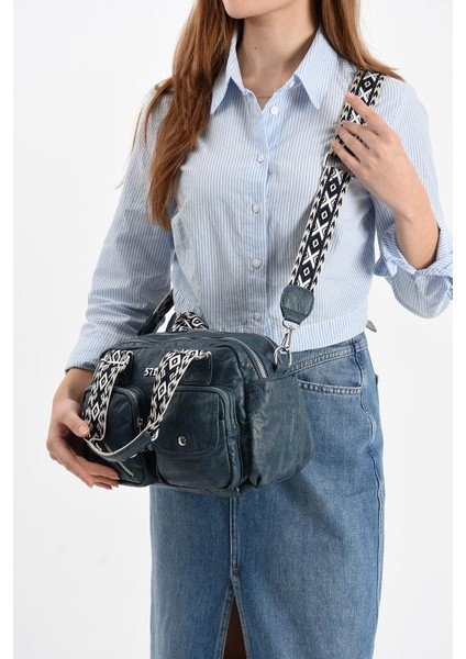 Y.s.deri Kadın Omuz Çantası 33*25 cm Vegan Deri Kol Çantası Işıklı Aksesuar Çapraz Askılı Postacı modelleri