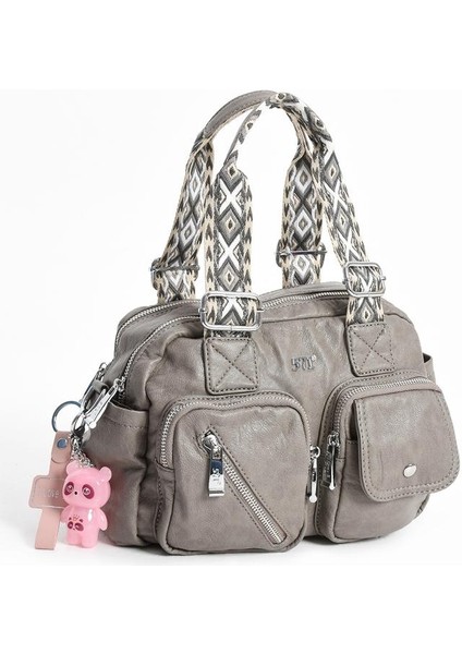 Y.s.deri Kadın Omuz Çantası 33*25 cm Vegan Deri Kol Çantası Işıklı Aksesuar Çapraz Askılı Postacı