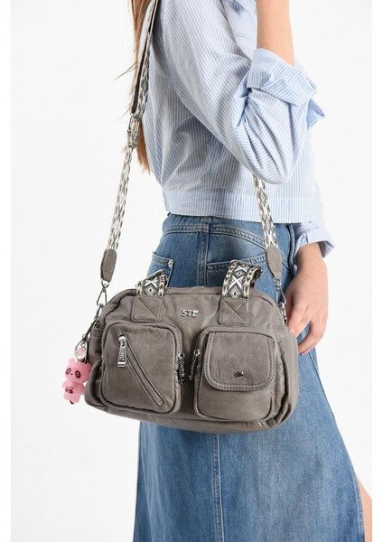 Y.s.deri Kadın Omuz Çantası 33*25 cm Vegan Deri Kol Çantası Işıklı Aksesuar Çapraz Askılı Postacı fiyatları