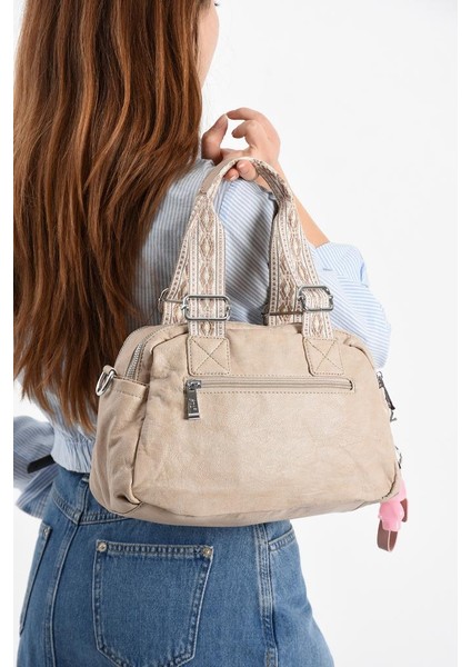 Y.s.deri Kadın Omuz Çantası 33*25 cm Vegan Deri Kol Çantası Işıklı Aksesuar Çapraz Askılı Postacı fırsatları