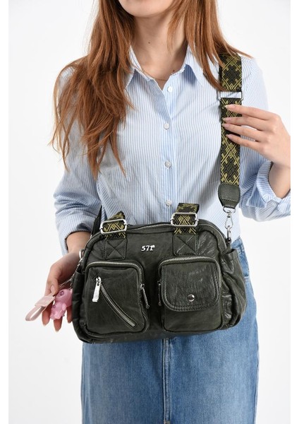 Y.s.deri Kadın Omuz Çantası 33*25 cm Vegan Deri Kol Çantası Işıklı Aksesuar Çapraz Askılı Postacı modelleri