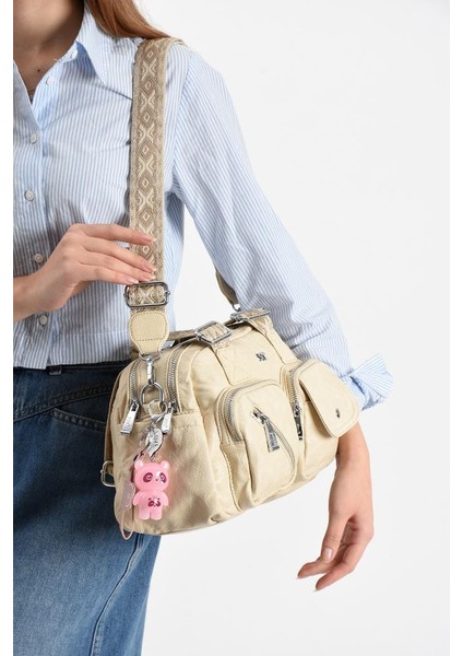 Y.s.deri Kadın Omuz Çantası 33*25 cm Vegan Deri Kol Çantası Işıklı Aksesuar Çapraz Askılı Postacı fiyatları