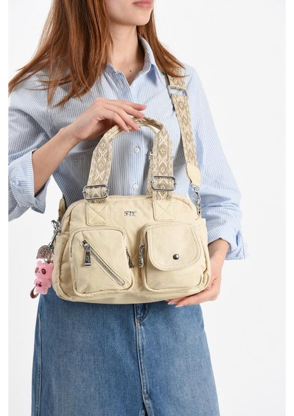 Y.s.deri Kadın Omuz Çantası 33*25 cm Vegan Deri Kol Çantası Işıklı Aksesuar Çapraz Askılı Postacı modelleri