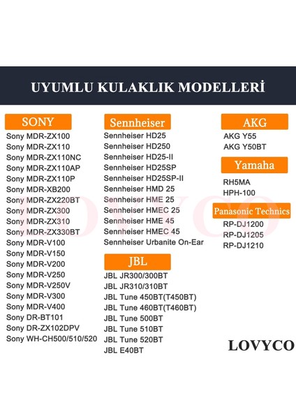 Jbl Kulaklık Seti T450BT T500BT TUNE600BTNC T660NC Uyumlu Kulaklık Yastığı Kulaklık Pedi