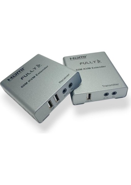 60METRE Hdmı+Usb+Ir To Cat6 Kvm Extender
