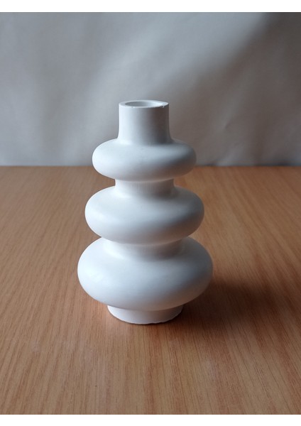 Minimalist Beton Dalgalı Vazo 10 cm fırsatları