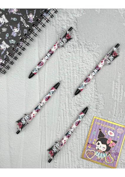 Kuromi Desenli Beyaz Renk 0.7 mm Uçlu Versatil Kurşun Kalem fırsatları