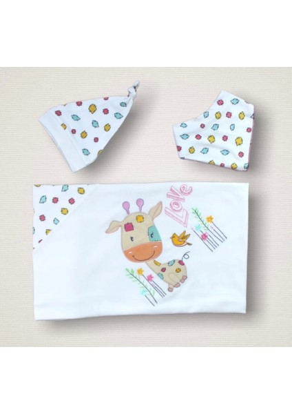 B Love Zürafa Nakışlı %100 Cotton Antibakteriyel 10LU Zıbın Takımı Hastane Çıkışı fiyatları