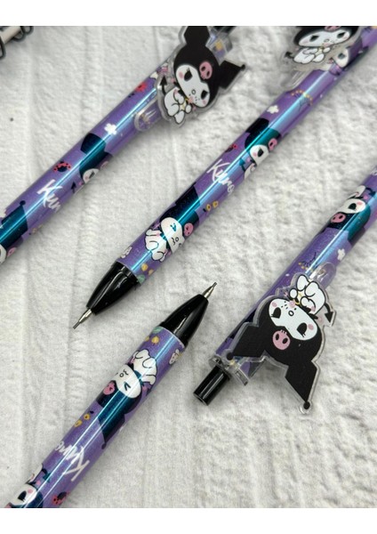 Kuromi Desenli Mor Renk 0.7 mm Uçlu Versatil Kurşun Kalem