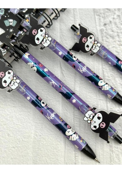 Kuromi Desenli Mor Renk 0.7 mm Uçlu Versatil Kurşun Kalem