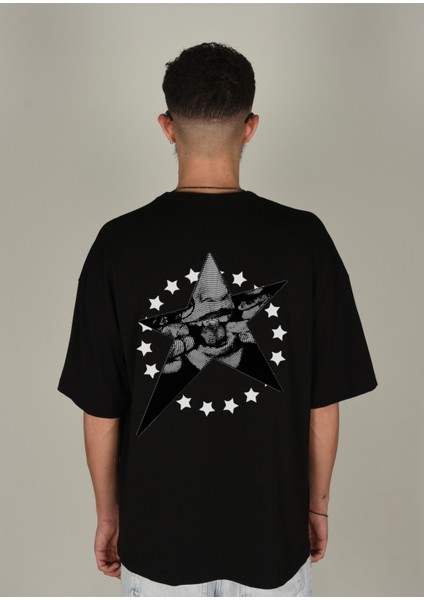 Star Baskılı T-Shirt