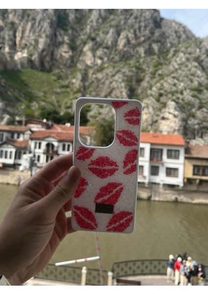 Xiaomi Redmi Note 13 Pro 4g Uyumlu Kılıf Öpücük Dudak Desenli Simli Parıltılı Dökülmez Taşlı Kapak fiyatları