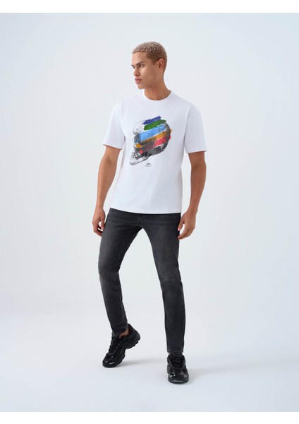 Gri Erkek Jean Pantolon LF2039464