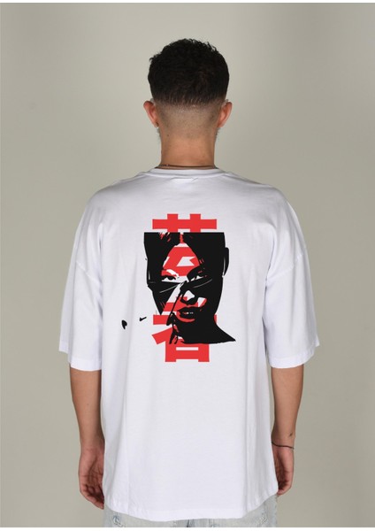 Geisha Baskılı T-Shirt
