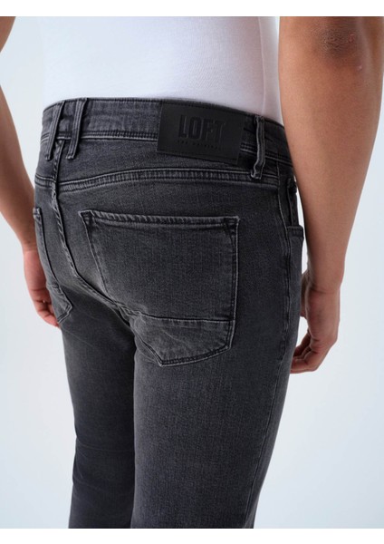 Gri Erkek Jean Pantolon LF2039464