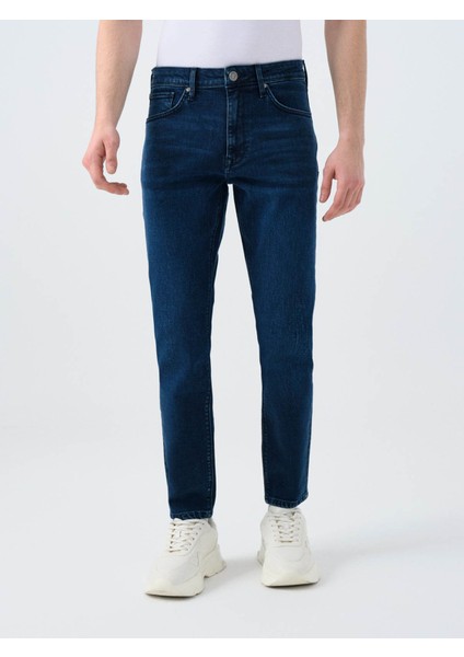 Koyu Lacivert Erkek Jean Pantolon LF2039437 fiyatları