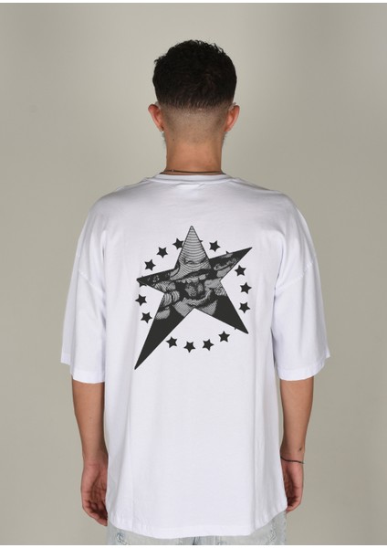 Star Baskılı T-Shirt