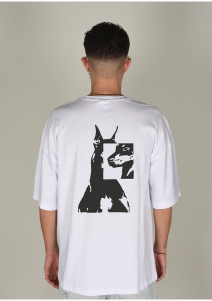 Doberman Baskılı T-Shirt