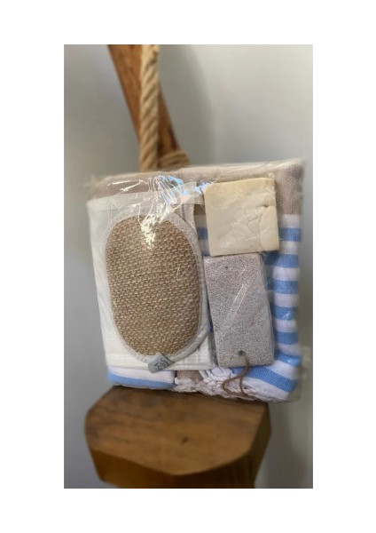 Gelin Damat Hamam Banyo 5'li Set Tdrtr