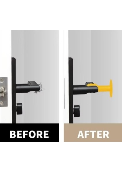 Renkli Vantuzlu Geçmeli Kapı Kolu Stoper 4lü Set Tdrtr indirimleri