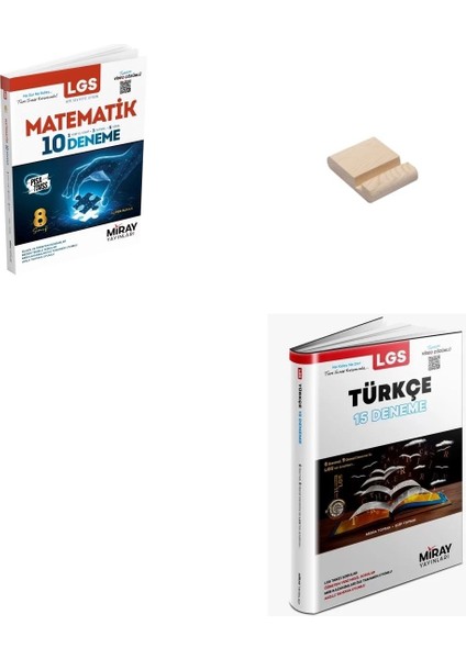 Lgs 8. Sınıf Matematik ve Türkçe Branş Denemeleri + Telefon Tutucu