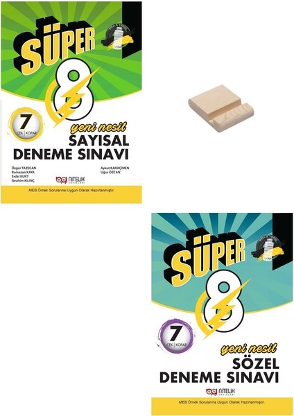 Lgs 8. Sınıf Sayısal ve Sözel Deneme Seti + Telefon Tutucu