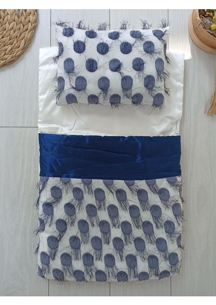 Yenidoğan Izmir Incisi Tül Işlemeli Pamuklu Fiyonklu Kundaklı Lüks 3lü Alt Açma Seti fiyatları