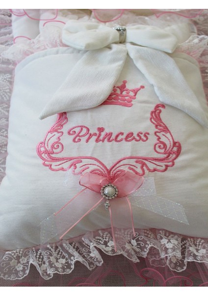 Yenidoğan Nil Taç Nakışlı Kundaklı Trilüks 3lü Alt Açma Seti modelleri