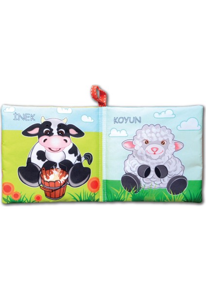 Evcil Hayvanlar Sessiz Kumaş Kitap - Bez Kitap