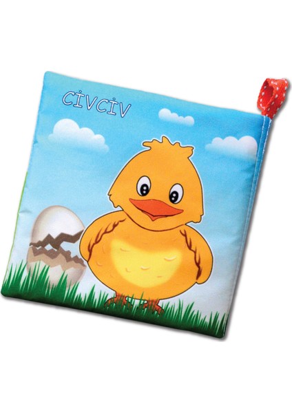 Evcil Hayvanlar Sessiz Kumaş Kitap - Bez Kitap