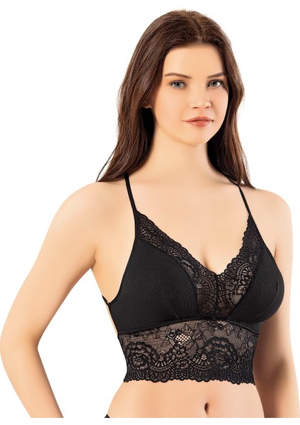 8138 Bayan Dantelli Pedli Crop fiyatları