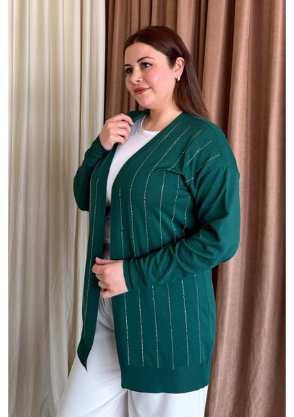 Kadın Taşlı Hırka 7305