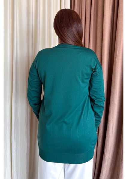 Kadın Taşlı Hırka 7305