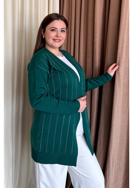 Kadın Taşlı Hırka 7305