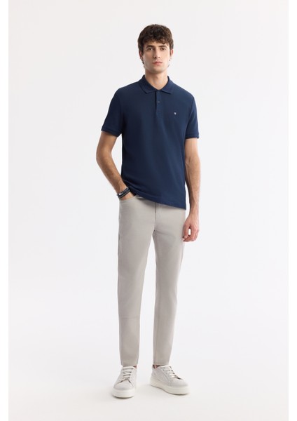 Erkek Taş Slim Fit Klasik Bel Armürlü Pamuklu 5 Cep Pantolon B003038