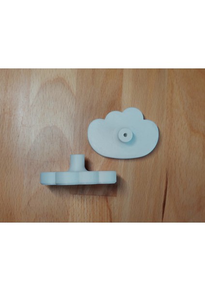 Sevimli Bulut Mobilya Kulpu - 6'lı Set