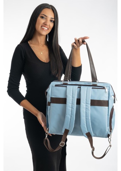 Mommy Bag Anne Bebek Bakım Çantası Mavi̇ modelleri