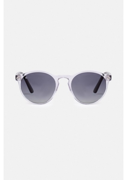 Erkek Gri Yuvarlak Çerçeveli Polarize Güneş Gözlüğü A51Y8805