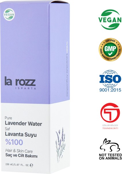 Lavanta Suyu Saf ve Doğal Canlandırıcı ve Besleyici Tonik 150 ml