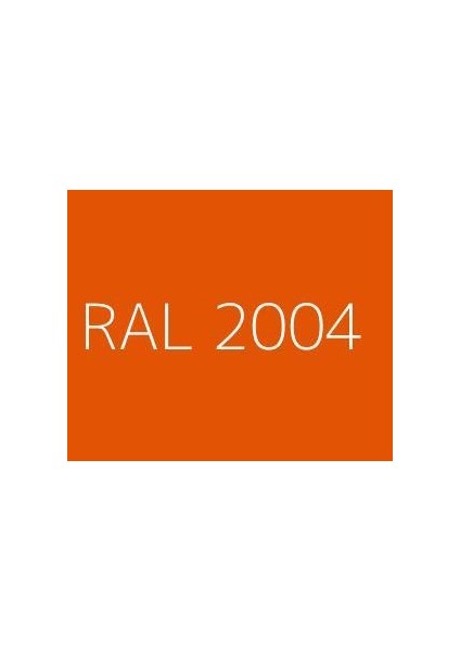 Lüks Parlak Sentetik Yağlı Boya 15 Lt Turuncu Ral 2004 fiyatları