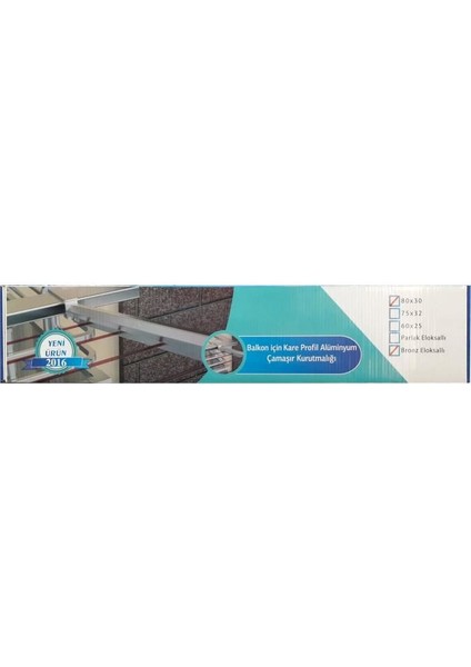 Alüminyum Balkon Çamaşır Kurutma Askılığı 80X30 fiyatları