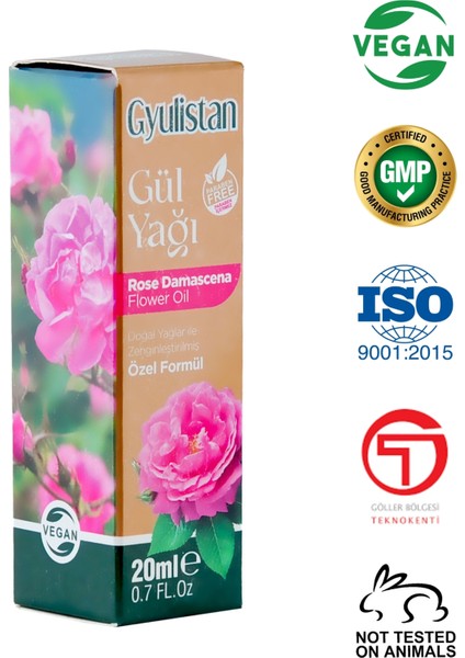 Gül Yağı 20ML - Cilt Bakım Yağı