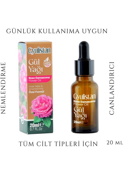 Gül Yağı 20ML - Cilt Bakım Yağı