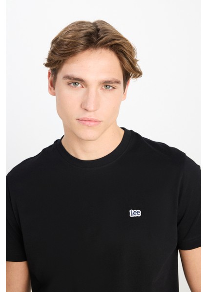 Regular Fit Normal Kesim Bisiklet Yaka Pamuklu Siyah Tişört fırsatları