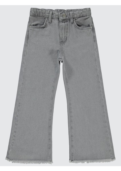 Kız Çocuk Pantolon 6-9 Yaş Gri