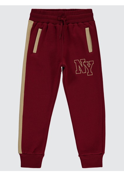 Erkek Çocuk Eşofman Altı 10-13 Yaş Bordo