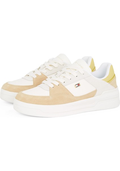 Beyaz - Sarı Kadın Sneaker FW0FW08456 modelleri