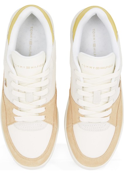 Beyaz - Sarı Kadın Sneaker FW0FW08456 fırsatları